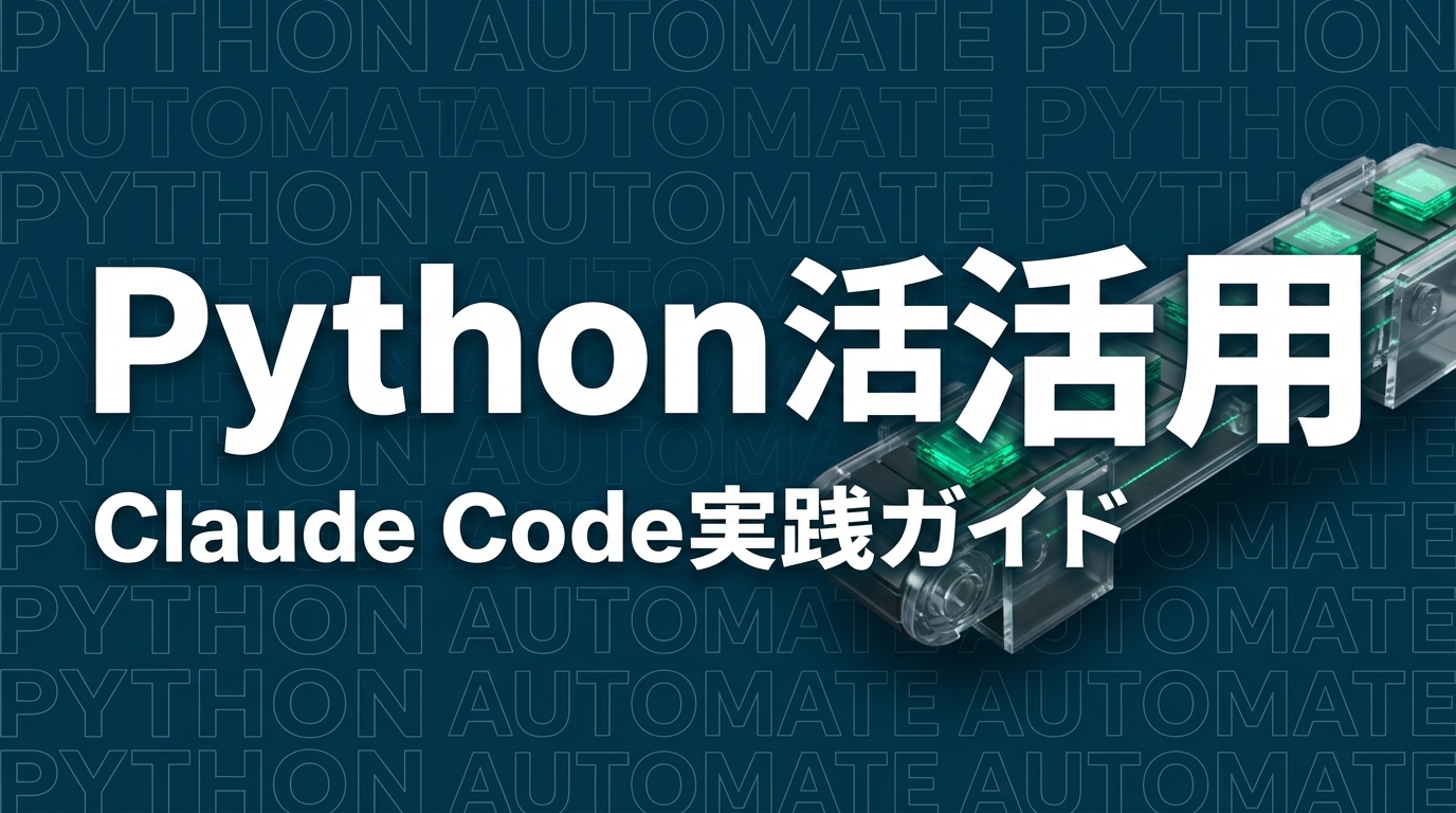 Claude Code × Python実践ガイド｜自動化・デバッグ・リファクタリング【2026年版】