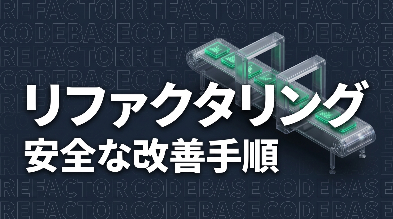 Claude Code リファクタリングのイメージ画像