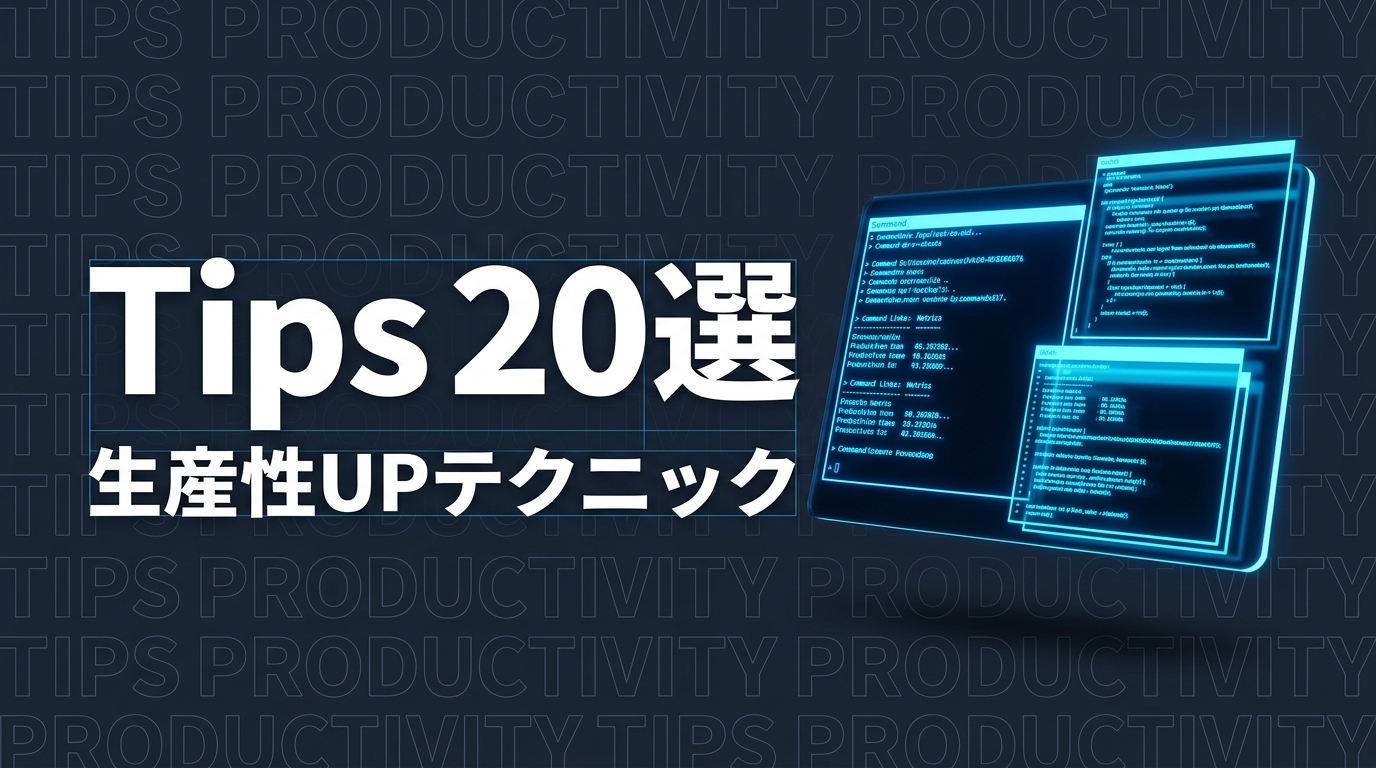 Claude Code Tips集｜知らないと損する生産性UPテクニック20選