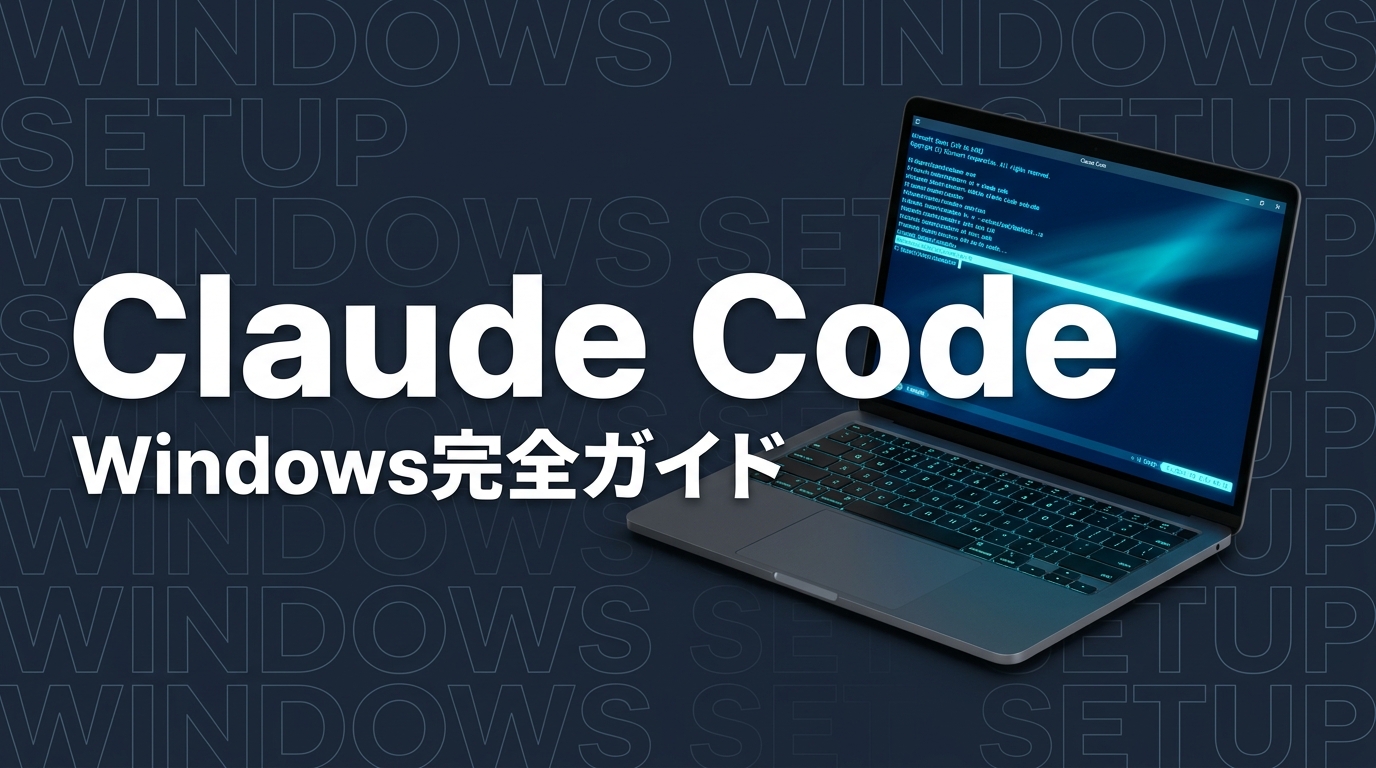Claude Code Windows完全ガイド｜インストール・WSL2設定・トラブル解決【2026年版】