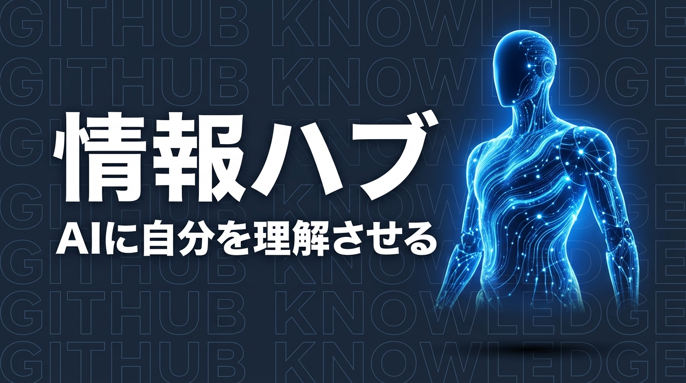 GitHubで個人情報ハブを構築してAIエージェントに自分を理解させる方法
