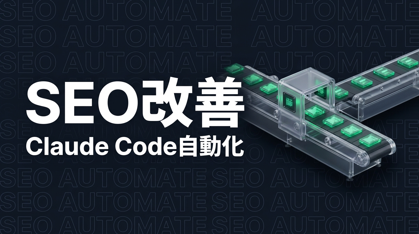 GSC＋GA4統合でSEO改善提案を自動化するClaude Codeスキル