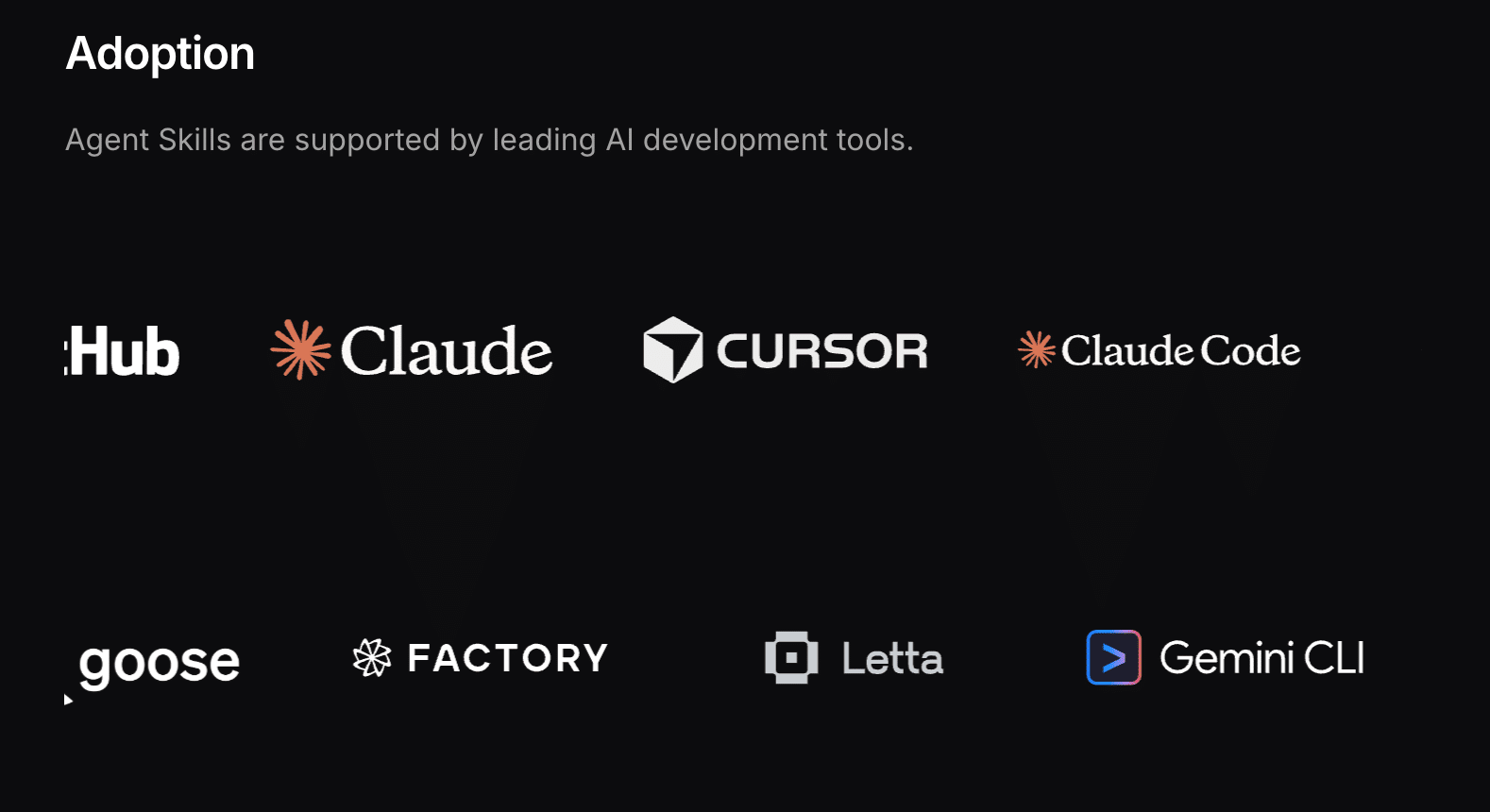 Gemini CLI・Cursor・VS CodeなどAgent Skills規格に対応するAIツール一覧