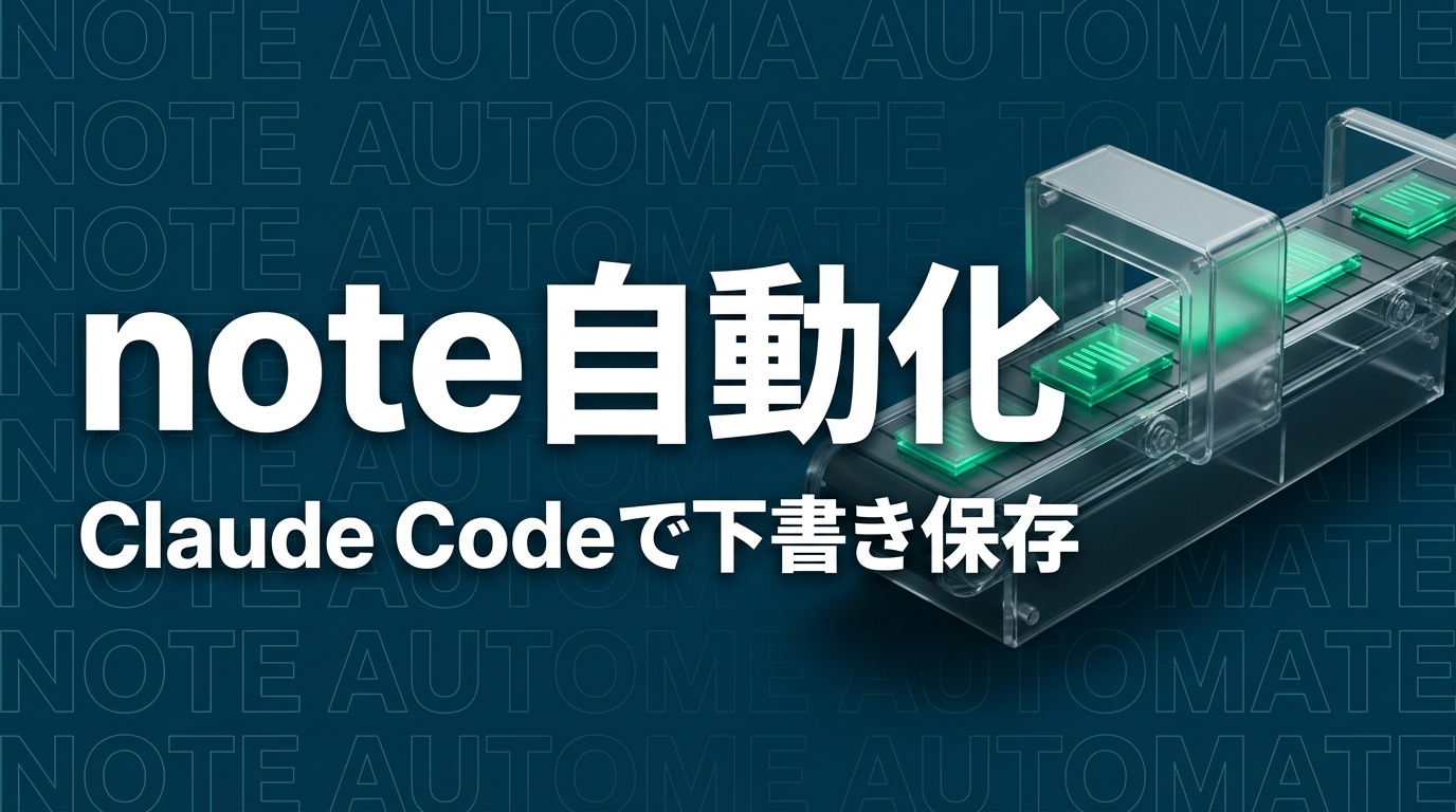 Claude Codeからnote.comに記事を自動投稿する方法｜mdファイル→下書き保存まで