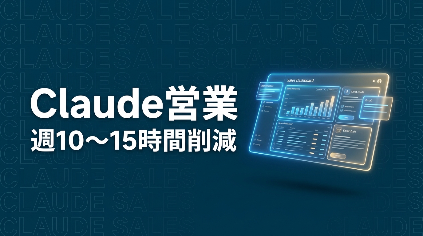 Claude Codeで営業が週10〜15時間削減、企業GTMのAI活用が加速