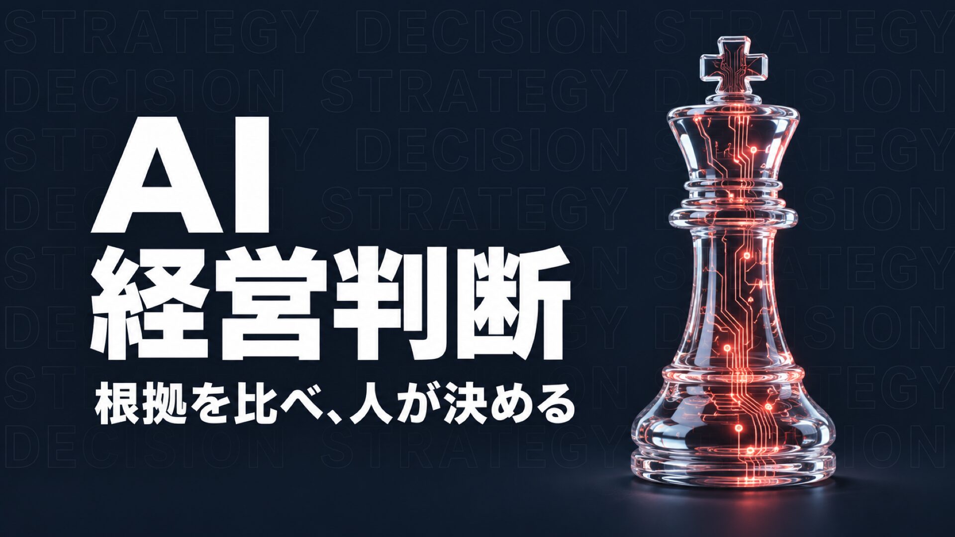 AI 経営判断:比較・試算・記録