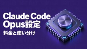 Claude Code Opusの使い方｜設定と料金の確認手順