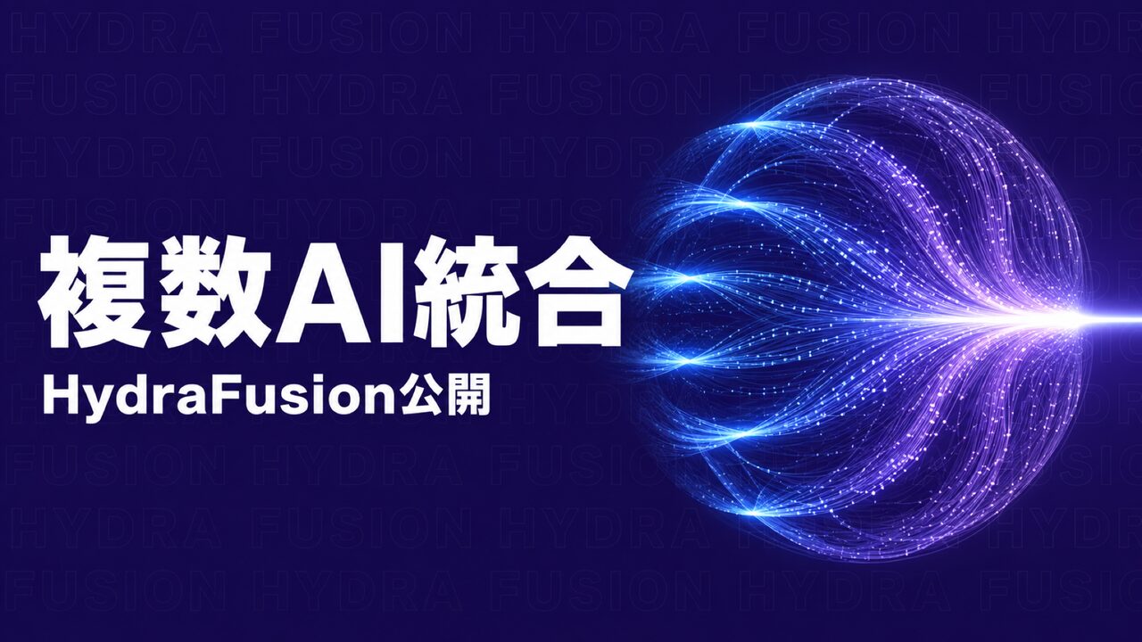 Project HydraFusionのマルチモデルオーケストレーションを表すイメージ画像